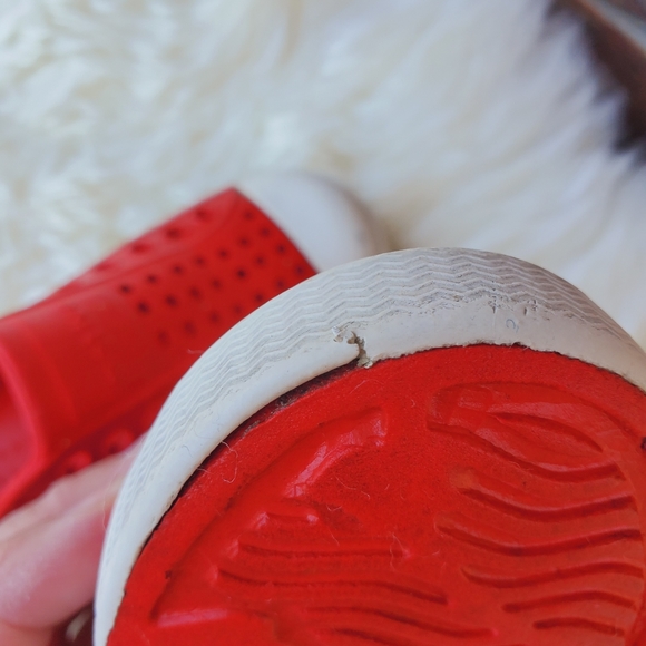 Native Red White Jefferson Slip On Sneaker 9 - Picture 9 of 10
